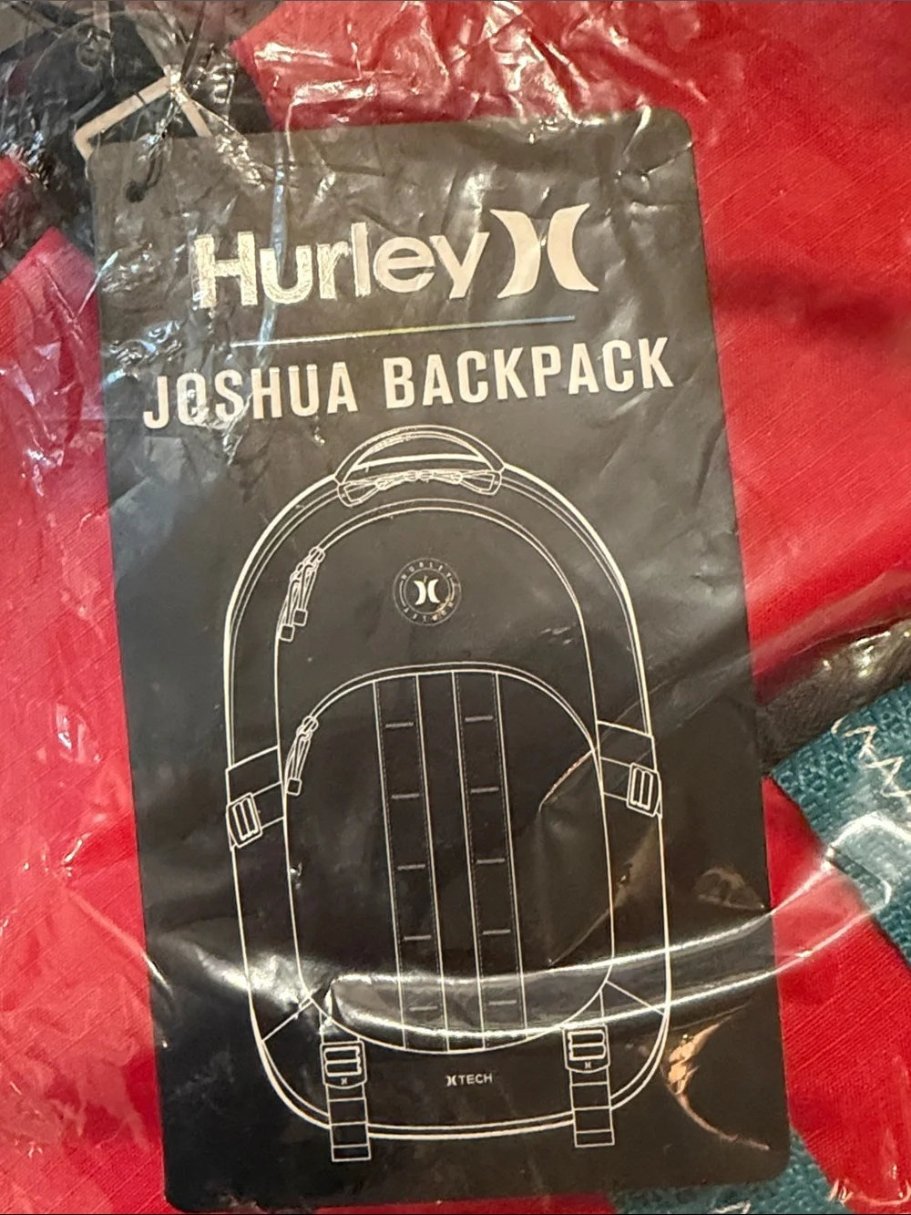 Hurley Unity Red Joshua Commuter Travel Backpack/NWT